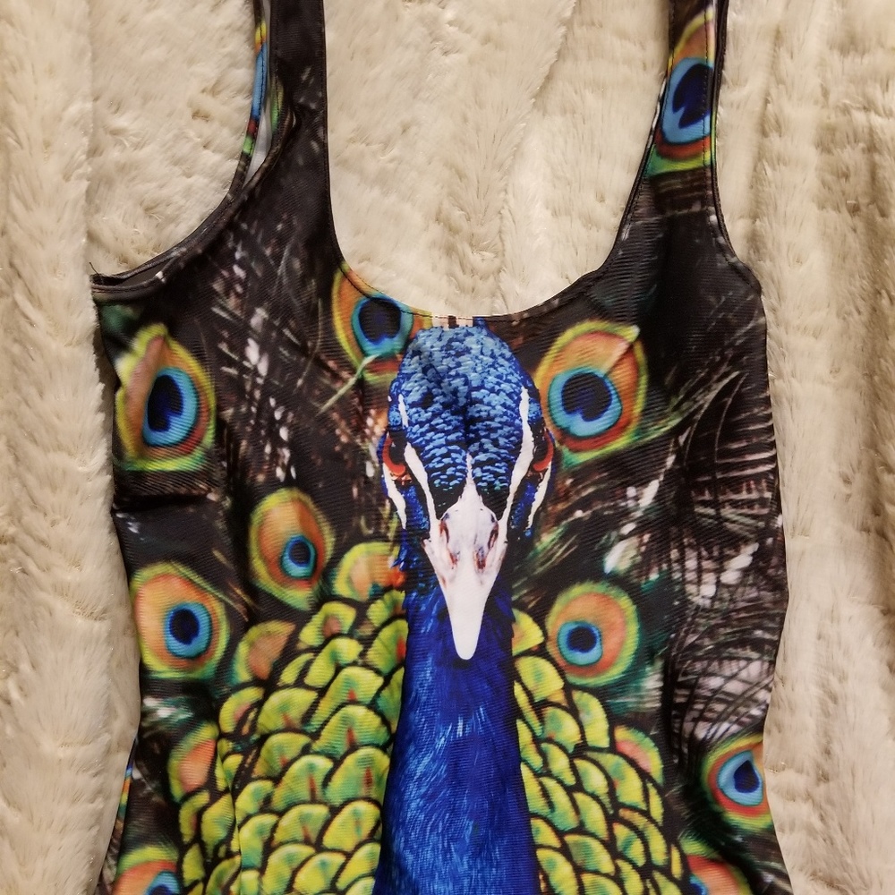 Peacock bodysuit